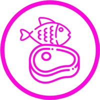 Icon Futter Fleisch